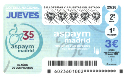 Décimo lotería de jueves