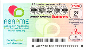 Décimo lotería de jueves